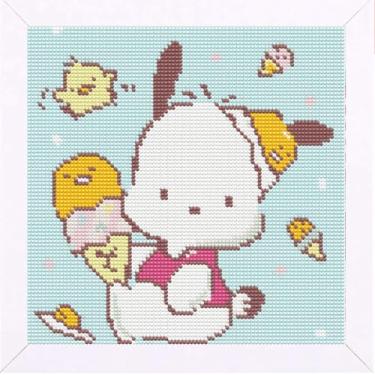 Imagem de eimivrc Kits de arte de diamante para adultos - Kits de arte de diamante de desenho animado para crianças, kits de pintura de diamante de broca completa DIY para adultos arte de pedras e artesanato