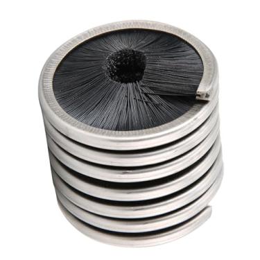 Imagem de Cosiki Escova de Limpeza de Corda Ferramenta Eficiente de Aço Inoxidável para Lavagem de Corda de Escalada Ao Ar Livre Adequado para Cordas de 8-13 Mm de Diâmetro Nylon + Aço Inoxidável Preto para