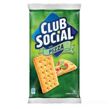 Imagem de Biscoito Salgado Sabor Pizza c/6 unid. - Clube Social
