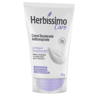 Imagem de Desodorante Antitranspirante Creme Herbíssimo Care Linhaças E Coenzima