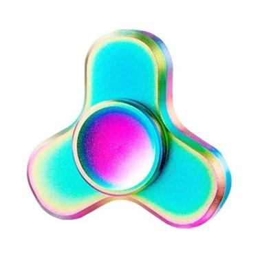 Imagem de Mini Fidget Spinner De Liga Metálica EDC, Brinquedo Giratório Antiestr