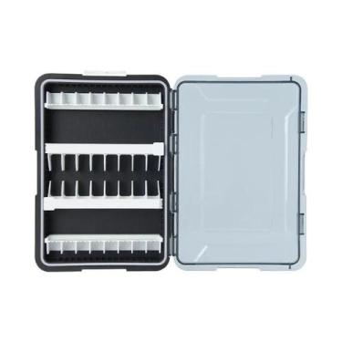 Imagem de Caixa De Armazenamento De Iscas De Pesca À Prova d'Água Preta Com Comp