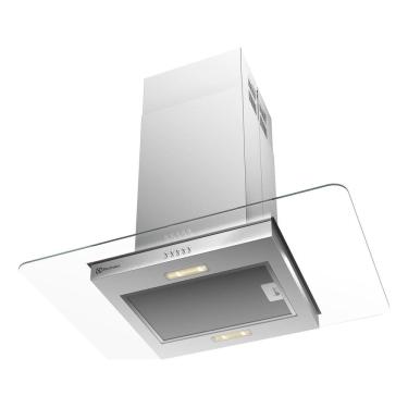 Imagem de Coifa De Ilha 90cm Inox Com Vidro Led 127v - Electrolux