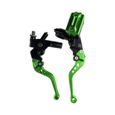 Imagem de Cilindro Mestre De Freio Universal CNC 7/8'' Com Cabo E Reservatório D