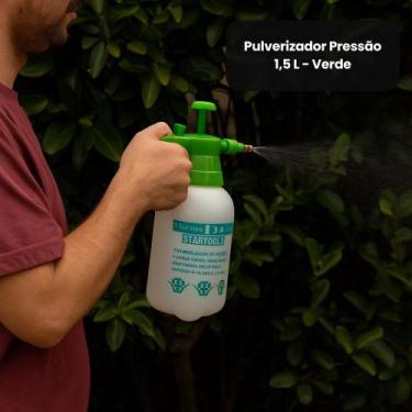 Imagem de Pulverizador Manual 1,5L Verde Pressão Jardim Plantas Spray - STARTOOL