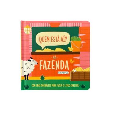 Imagem de Livro - Quem está aí? - Na fazenda - Com abas dobráveis para fazer o l