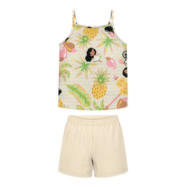 Imagem de Conjunto Infantil Menina Blusa Alcinha/Shorts Alakazoo-Feminino