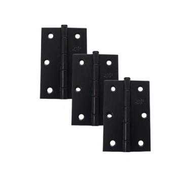 Imagem de Dobradiça Porta Madeira 3,5" Preto Fosco União Mundial