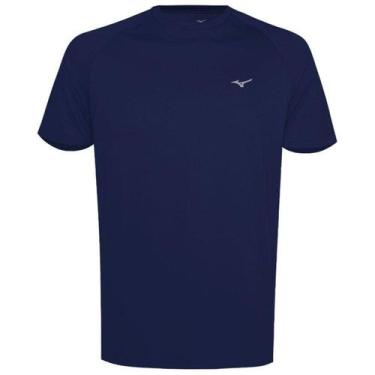 Imagem de Camiseta Mizuno Run Pro Uv New Masculina, Azul escuro, G