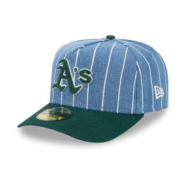 Imagem de BONE NEW ERA 59FIFTY A-FRAME OAKLAND ATHLETICS MLB VERDE-Masculino