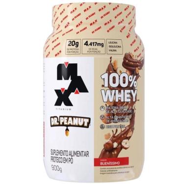 Imagem de 100% Whey Dr. Peanut (900g) - Max Titanium-Unissex
