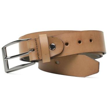 Imagem de Cinto Masculino Marrom Tan em Couro 2401 - Madok, 110