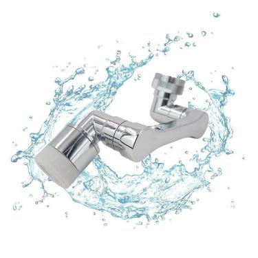 Imagem de Bico Torneira Arejador Articulado Extensor Adaptador - Ideal Para Cozinhas, Banheiros E...