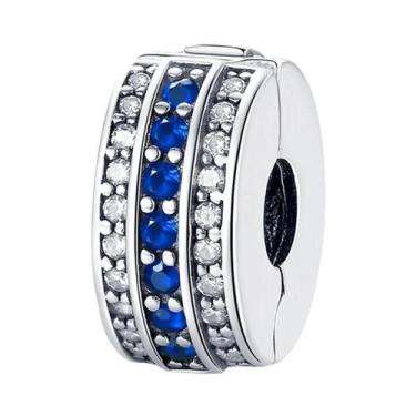 Imagem de Pulseira Feminina De Prata Esterlina 925 Com Pingente De Coração E Con