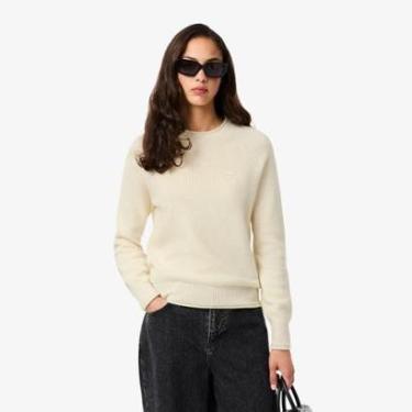 Imagem de Suéter de Lã Cardada de Malha 3D Lacoste Feminina-Feminino