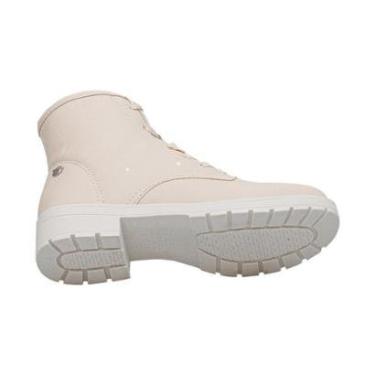 Imagem de Bota Baunilha Kids Cano Curto Fecho Cadarço | Pink Cats-Feminino