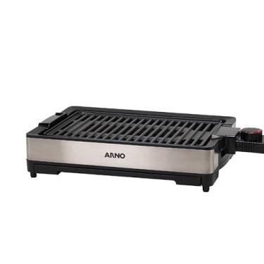 Imagem de Churrasqueira Elétrica Arno, Inox e Preta, 220V