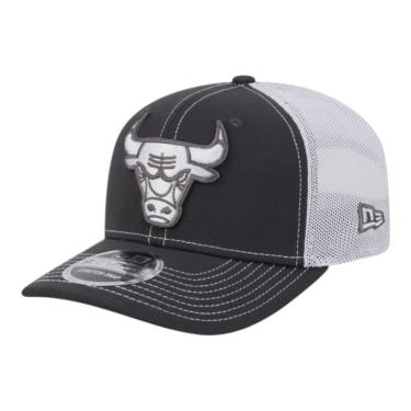 Imagem de Boné New Era 970SS Chicago Bulls Trucker Cinza Escura-Masculino