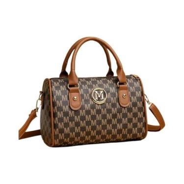 Imagem de Bolsa Transversal Pequena Dourada Feminina Em material sintético Para 