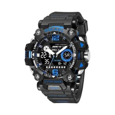 Imagem de Relógio Esportivo À Prova d'Água Com Duplo Display Para Homens SMAEL, 