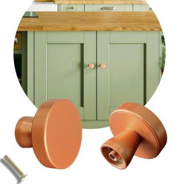 Imagem de Kit 2 Puxador de Gavetas Móveis Cômodas Portas Armários Metal - Compra