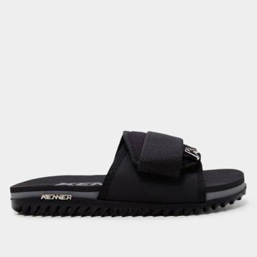 Imagem de Sandália Kenner Kivah Slide Masculina, Preto, 37