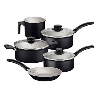 Imagem de Jogo De Panelas Tramontina Turim 20298061 Preto 20298061