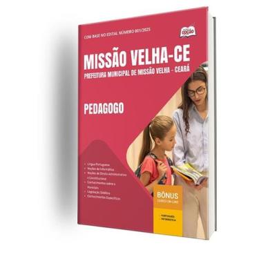Imagem de Apostila Prefeitura de Missão Velha - CE - Pedagogo - Apostilas Opção