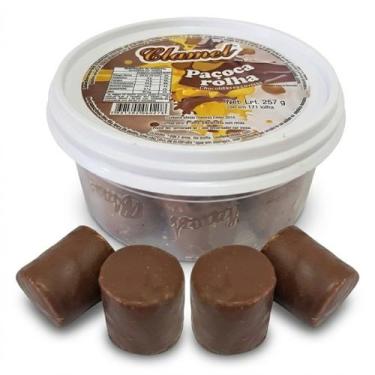 Imagem de Paçoca Pacoquita Rolha Chocolate Amendoim Pote 252g 12 Unidades Festa 