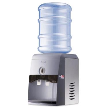 Imagem de Bebedouro Garrafão de Mesa Stille Cinza Fume Begel 110V