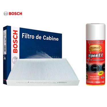 Imagem de Kit Filtro De Ar Condicionado Fiat Punto 2010/2020 + Limpa Ar Condicio