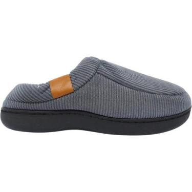 Imagem de Pantufa Masculina Dia a Dia Com Forro Aveludado Conforto Inverno Europ
