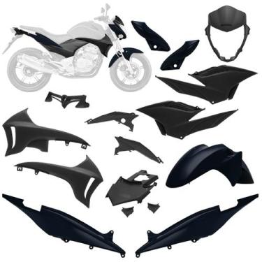 Imagem de Kit Carenagem 9 Peças Moto Honda Cb 300r Ano 2010 2011 2012 - Pro Tork