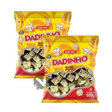 Imagem de Kit 2 Pacote Doce Bala de Amendoim Dadinho 600G