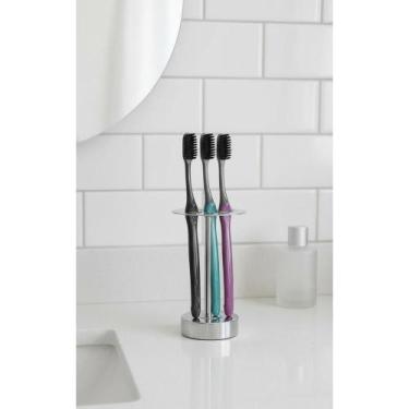 Imagem de 2x Escova Dental Slim Soft Black 3 Unid. Limpeza Profunda - Congratula