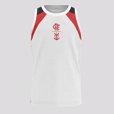 Imagem de Regata Flamengo Raízes Infantil Branca-Unissex