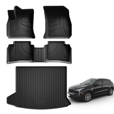 Imagem de Juego de Tapetes para Piso AOMSAZTO Cadillac XT4 2019-2025 de TPE
