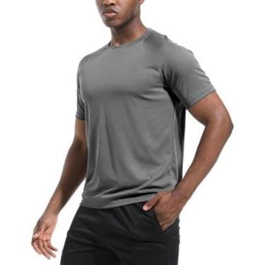 Imagem de Camiseta Dry Masculina Blusa Fitness de Poliamida UV 50+-Masculino