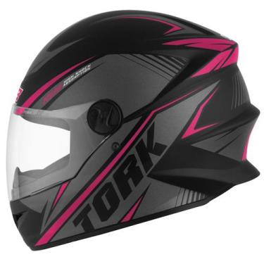 Imagem de Capacete R8 Pro Tork Moto Fechado Feminino Masculino Adulto Viseira Se