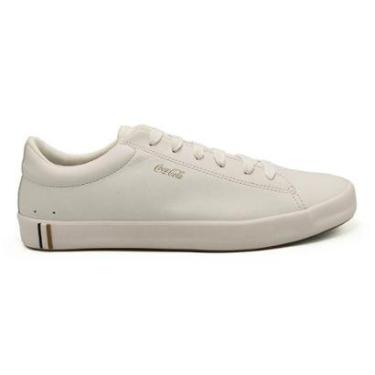 Imagem de Tênis Coca Cola Masculino Torino Casual Clean Branco All White CC2317-Masculino