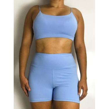 Imagem de Top Cropped Duplo Com Bojo Removível Suplex Poliamida Light - Landim S