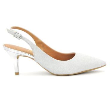 Imagem de Sapato Vizzano 1185.700 Salto Mule Bico Fino Calcanhar Aberto Feminino