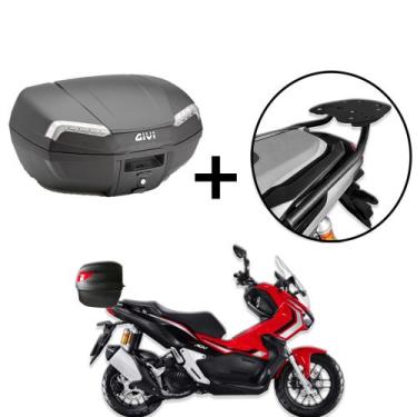 Imagem de Baú Bauleto Givi E46ntbr - Riviera 46l  + Suporte Baú superior Honda A