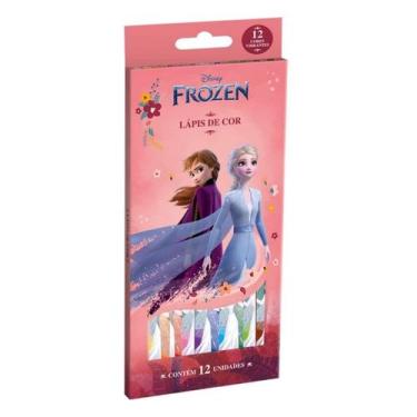 Imagem de Frozen Lápis de Cor 12 Cores Tris