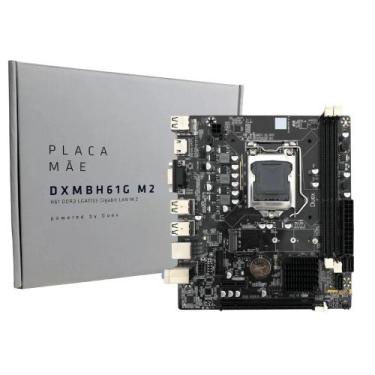 Imagem de PlacaMae B75 Duex Intel LGA1155 mATX DDR3 M.2 NVMe Gigalan Preto DXMBB