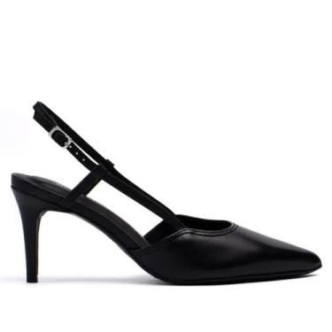 Imagem de Sapato Scarpin Feminino Bottero Slingback Preto, 38