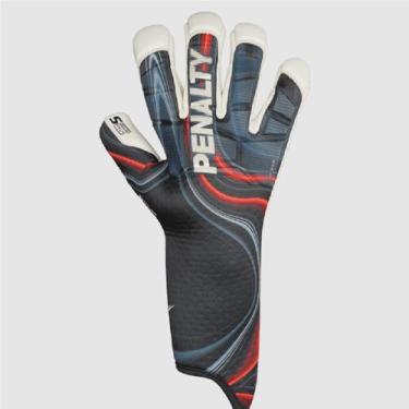 Imagem de Luva De Goleiro Penalty 3D Pro XXIII, 09, Branco, Laranja