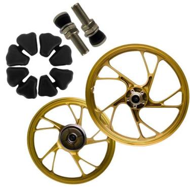 Imagem de Roda Liga Leve Jante Titan Fan Start 150 160 Pé Galinha Lona - S PARTS