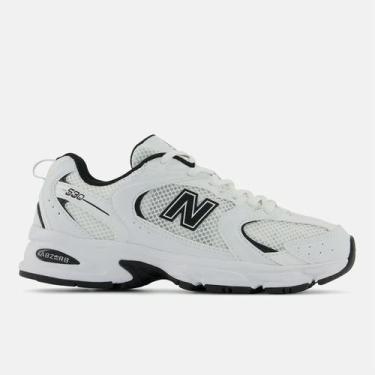 Imagem de Tênis Masculino New Balance 530 - Branco/Preto Tamanho:40Cor:Branco, 4