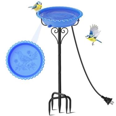 Imagem de ODSNANIE Banho para Pássaros para Área Externa, 102 cm, Banho para Pás